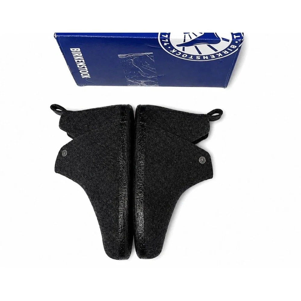 Birkenstock Andermatt 80% Wool Felt Booties Black Men’s Size 9 Women’s 11 NIB